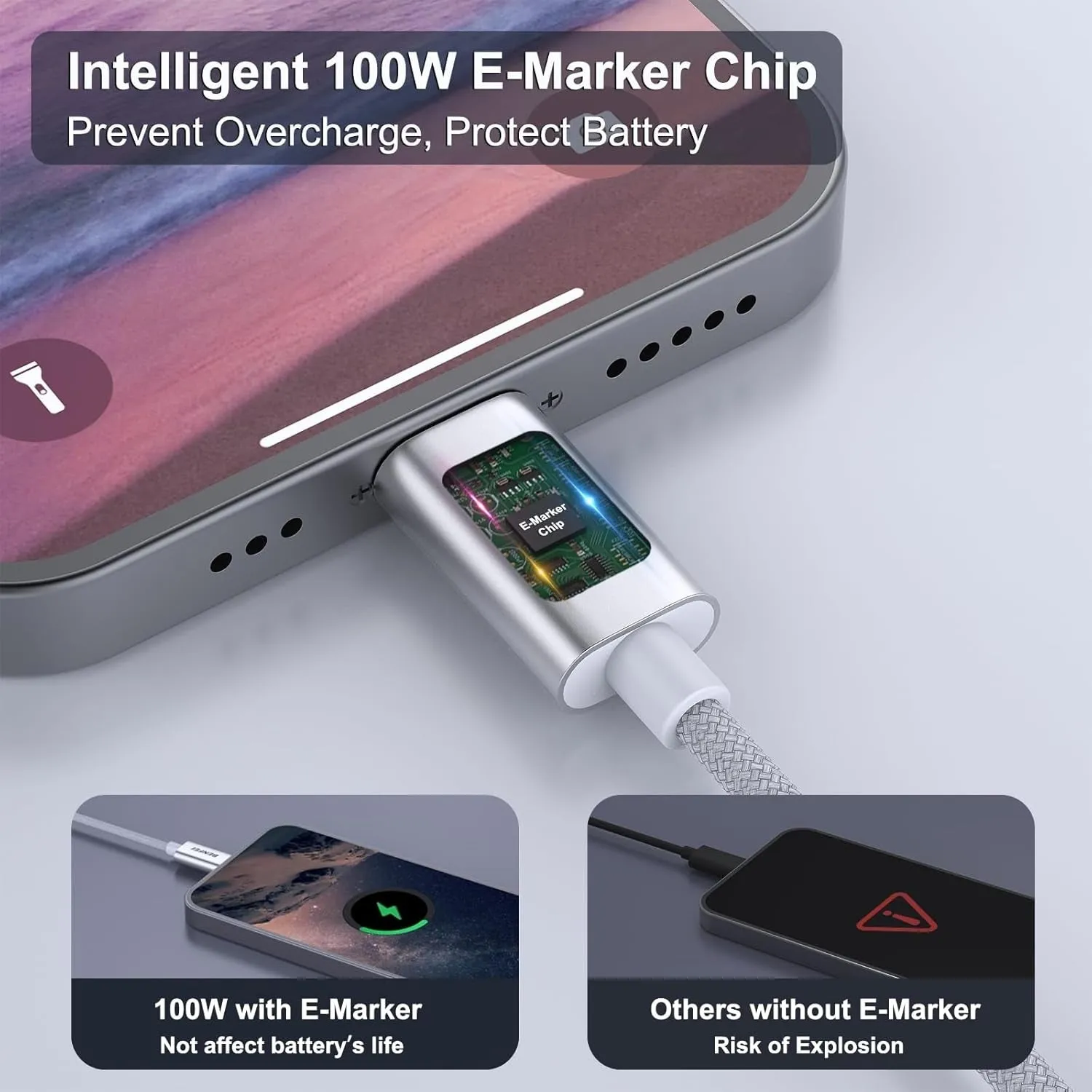 100W USB C to C Fast Charging Cable | 1M