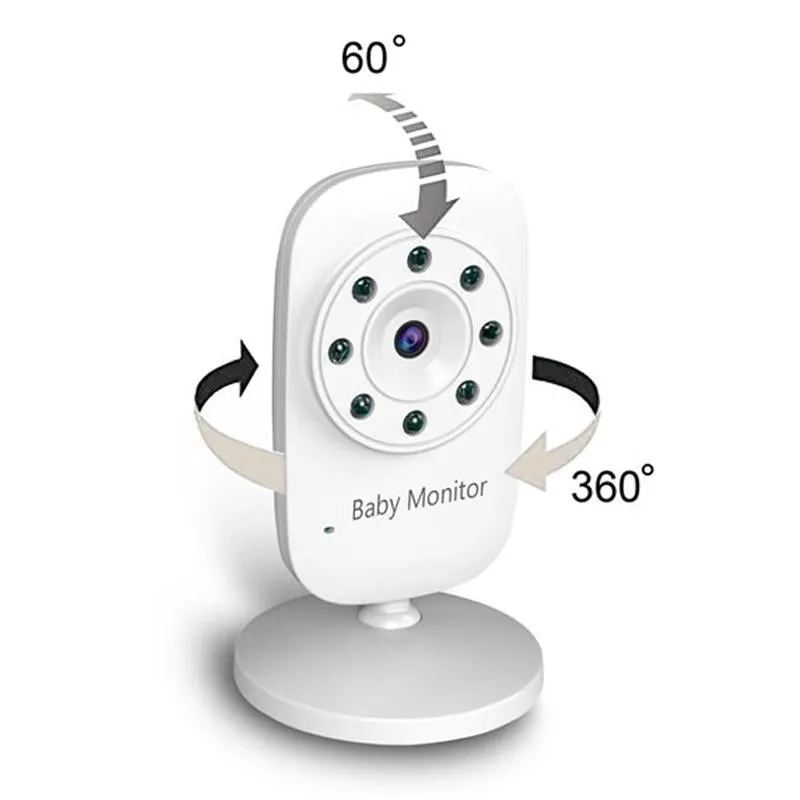 2.4" Wireless Baby Monitor | Night Vision | Two-Way Communication | Portable Design