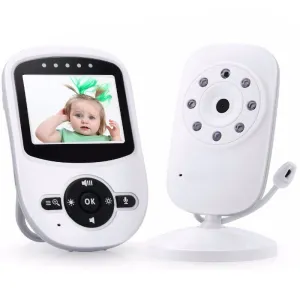 2.4" Wireless Baby Monitor | Night Vision | Two-Way Communication | Portable Design