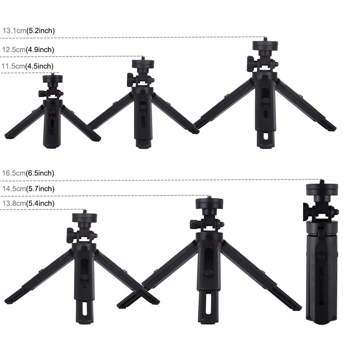 6.2 Led Ring Light with Usb 3 Modes Dimmable Vlogging Photography Video Pocket Tripod Mount Cold Shoe Ball Head Black