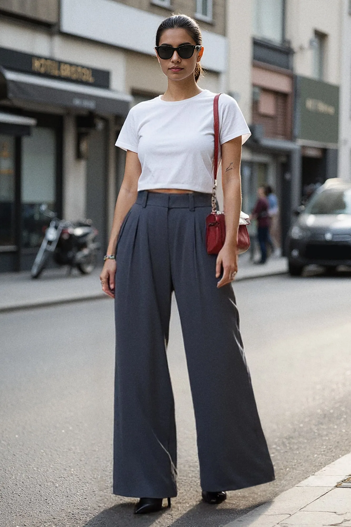 Ashfall Grey Adjustable Korean Pants