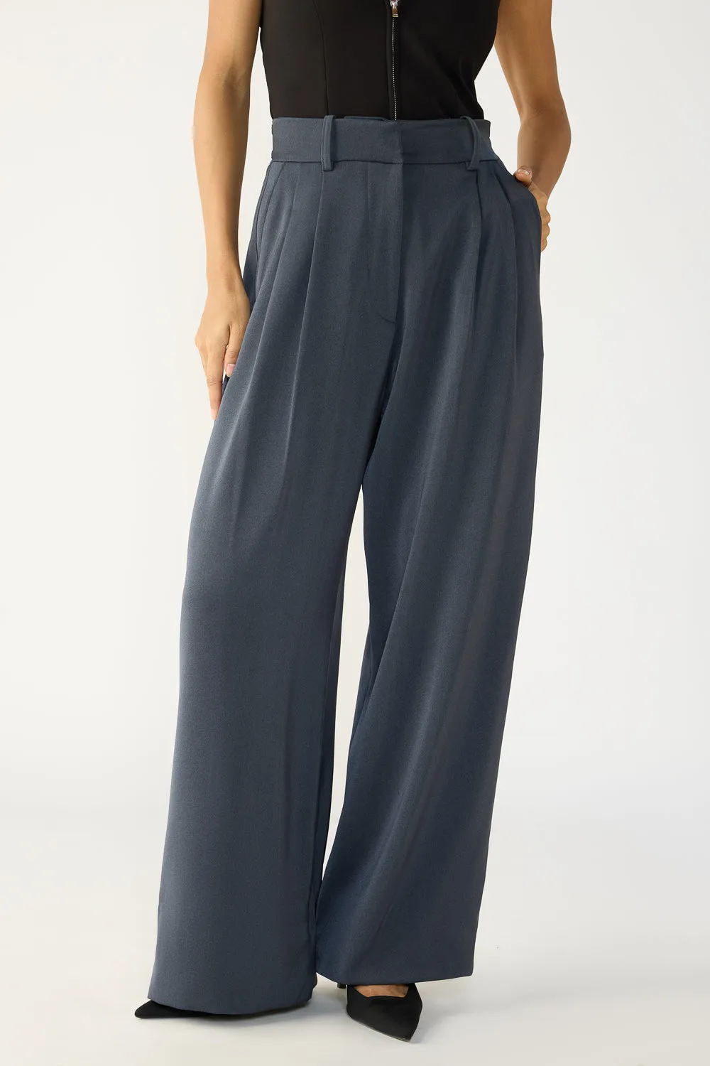 Ashfall Grey Adjustable Korean Pants
