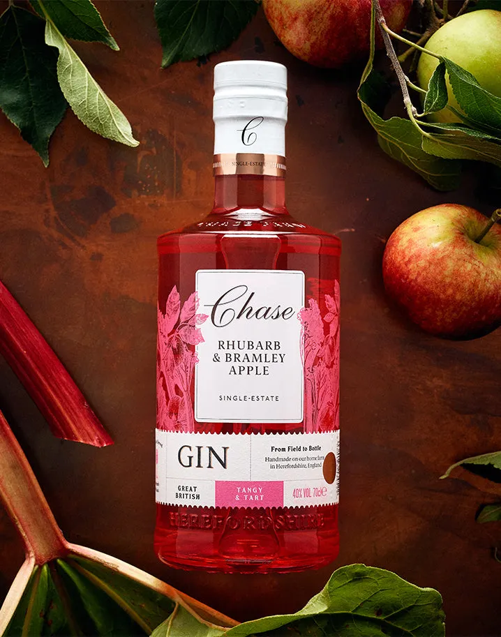 Chase Rhubarb & Bramley Apple Gin 40% 700ml