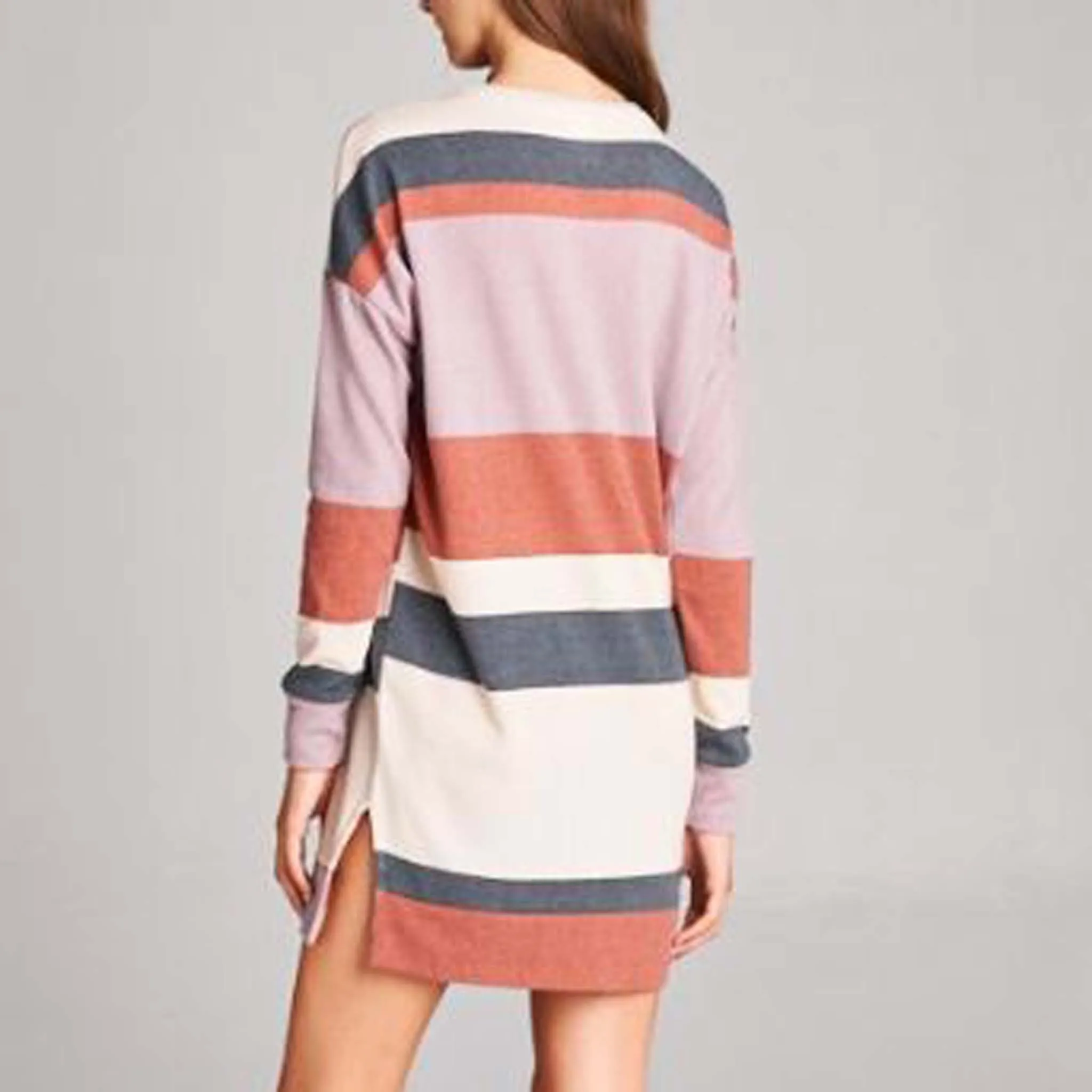 Dried Lavender Sweater Dress
