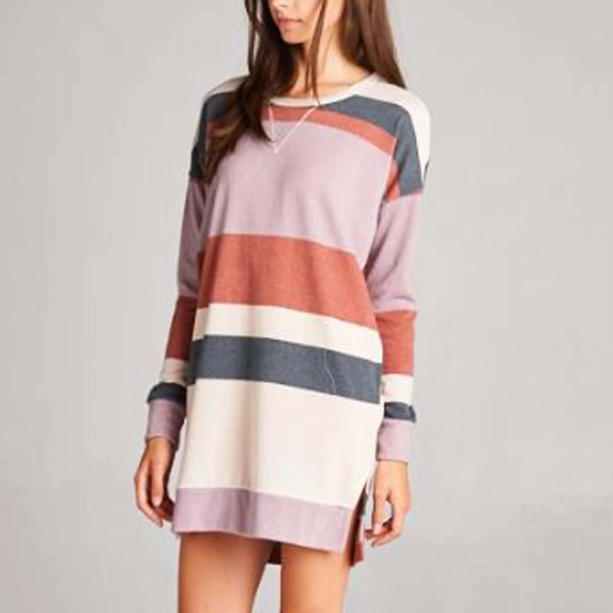 Dried Lavender Sweater Dress