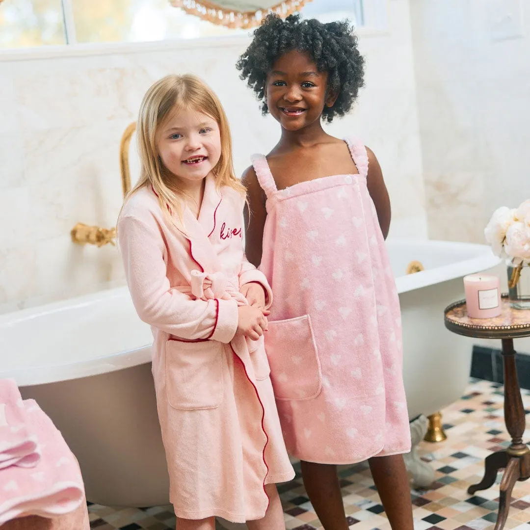 Kids Scallop Lightweight Robe