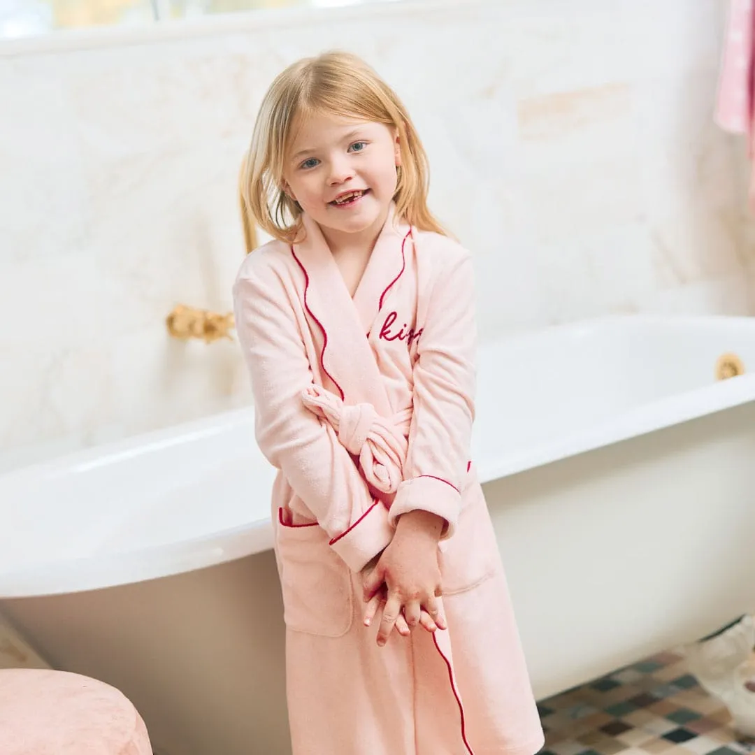 Kids Scallop Lightweight Robe