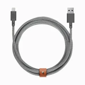 Lightning Belt Cable (Zebra)