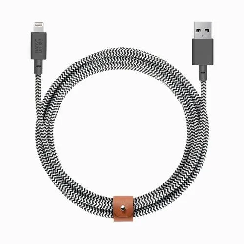 Lightning Belt Cable (Zebra)