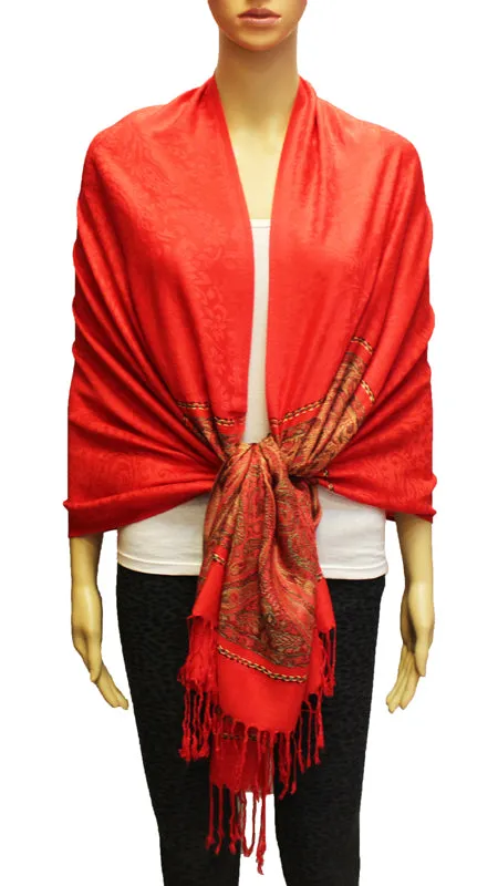 Lightweight Paisley Pashmina-BH1907