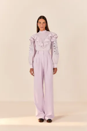 Lilac Low Waisted Pants