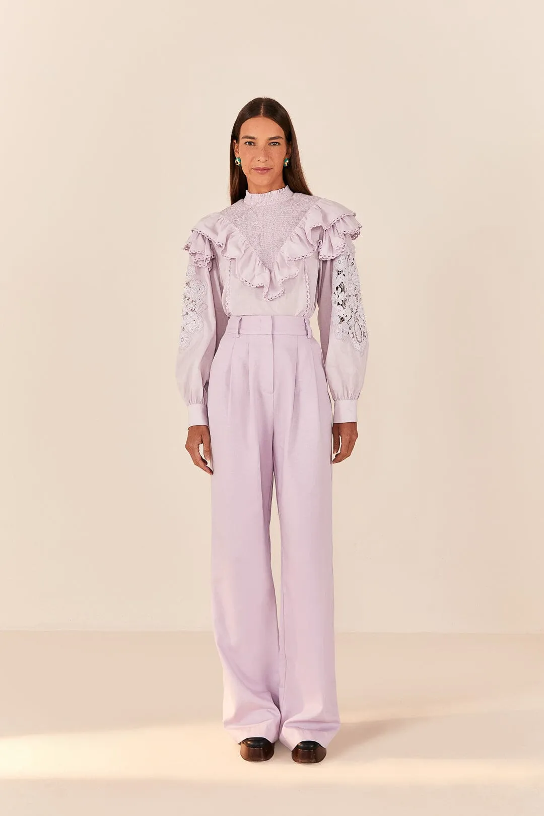 Lilac Low Waisted Pants