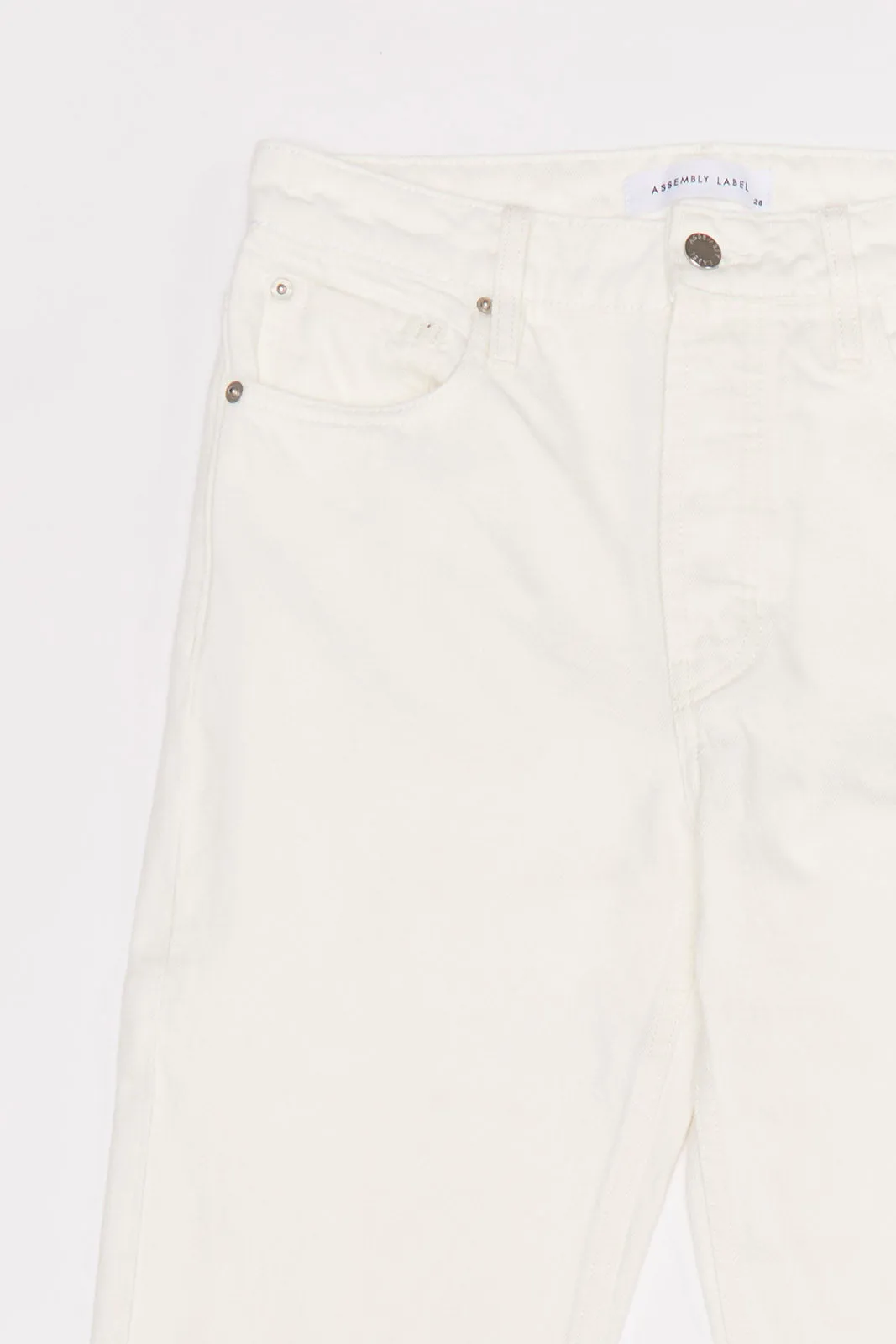 Re-Worn Women Cotton Denim Straight Leg Jean