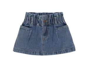 Rylee & Cru Denim Mini Skirt