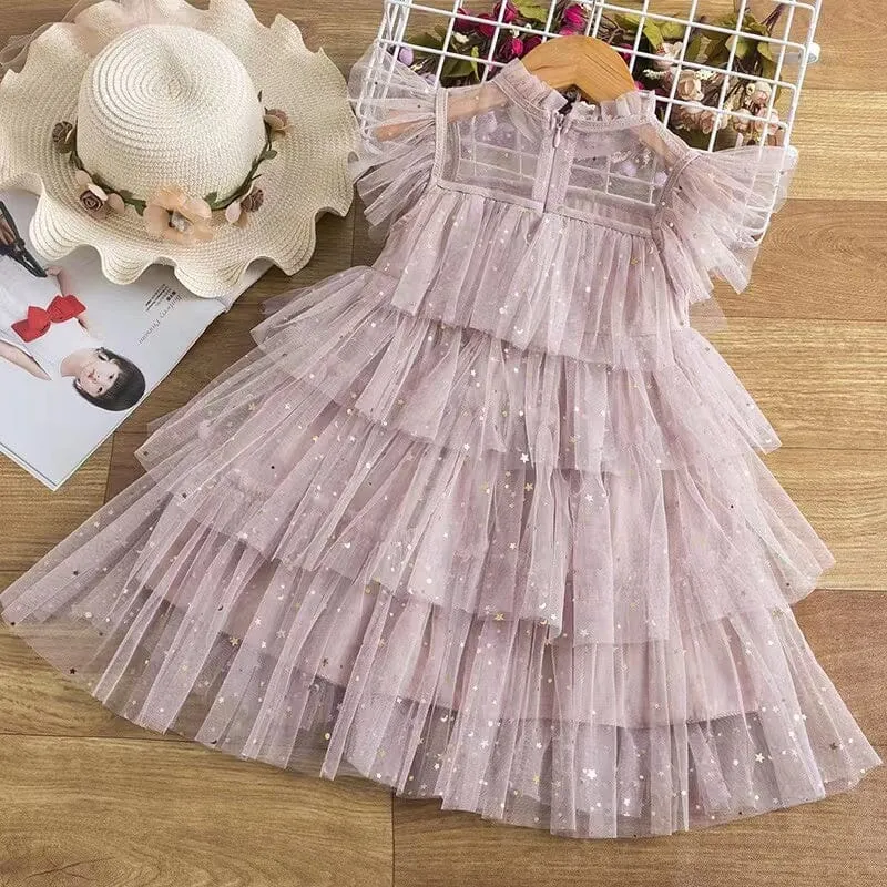 Twinkle Star Multi-Layer Tulle Party Dress