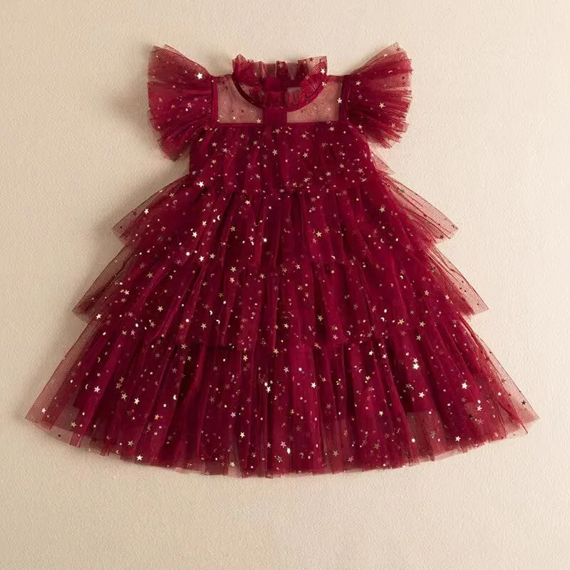 Twinkle Star Multi-Layer Tulle Party Dress