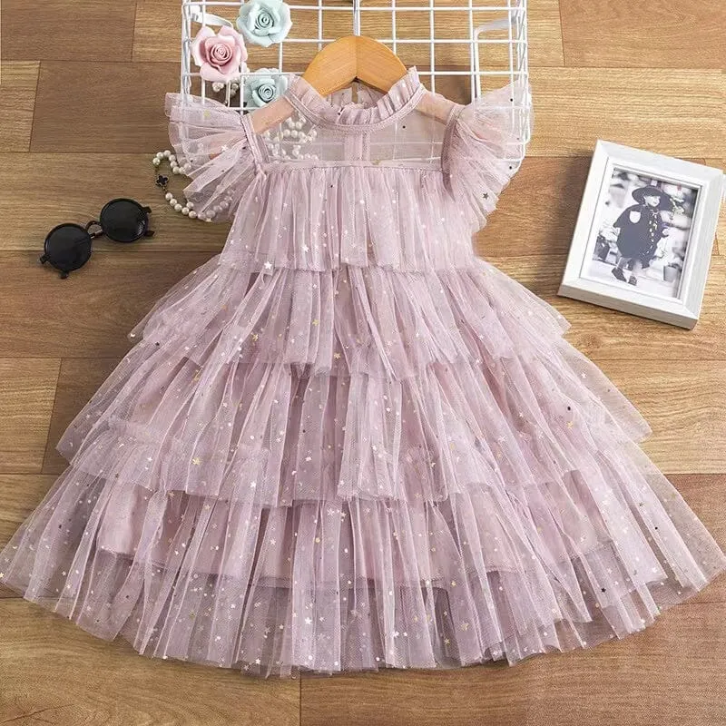Twinkle Star Multi-Layer Tulle Party Dress