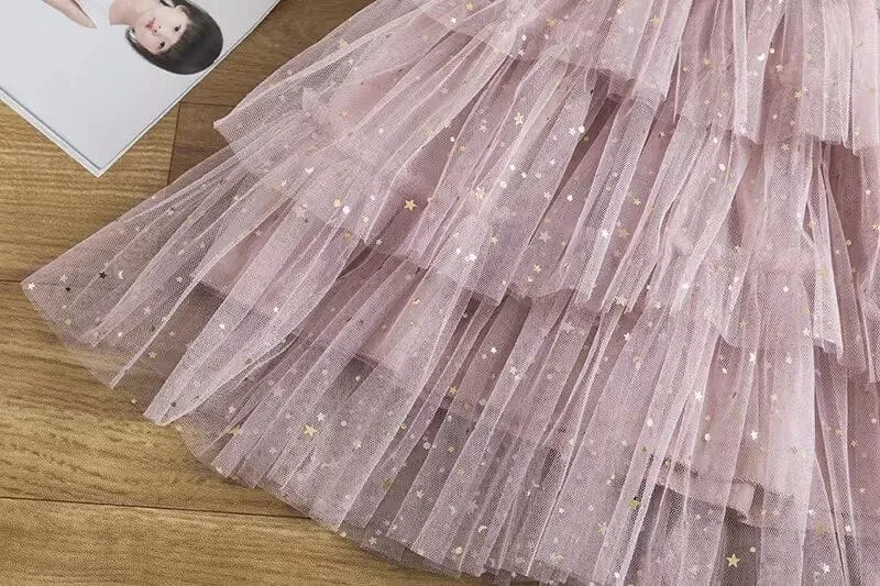 Twinkle Star Multi-Layer Tulle Party Dress