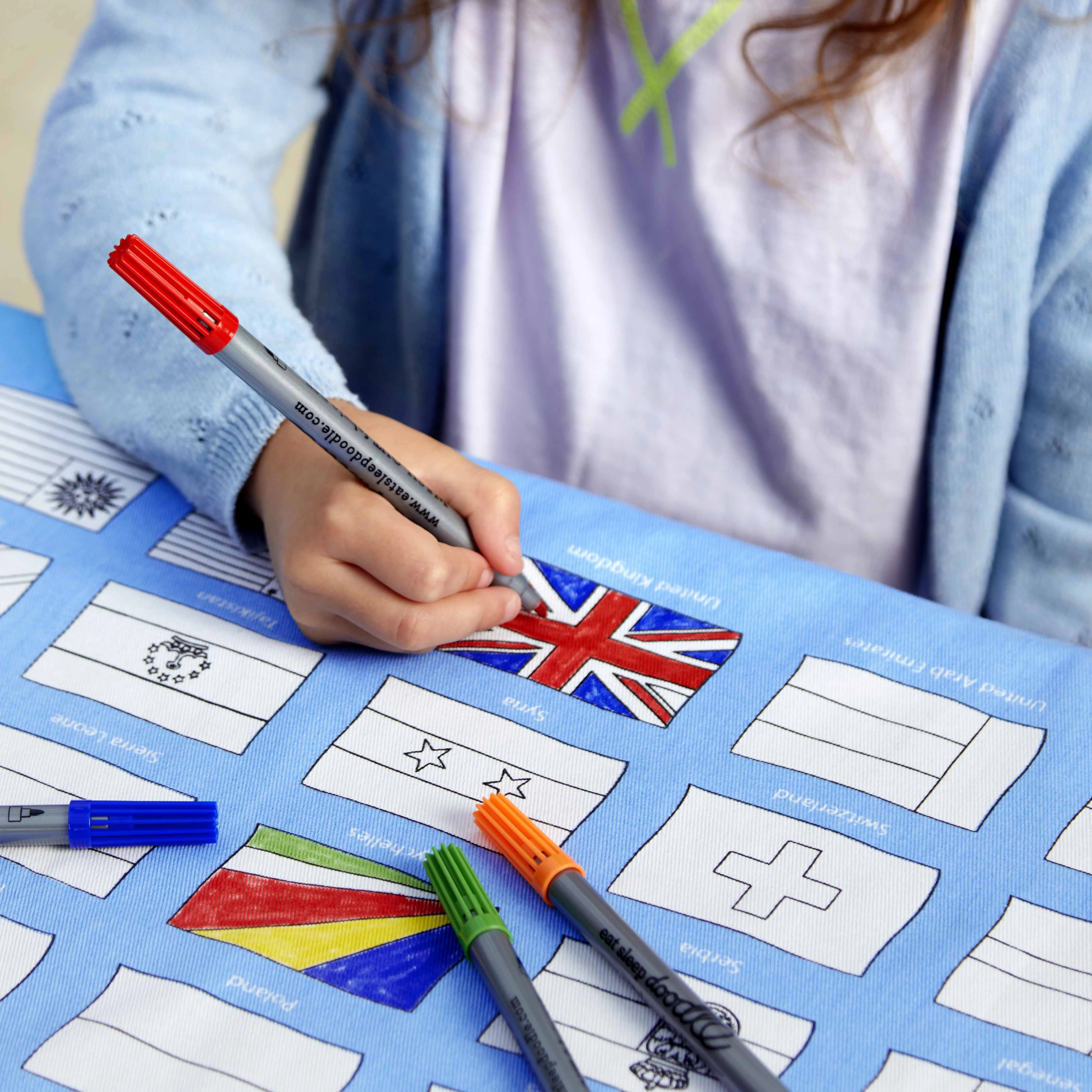 world flags tablecloth